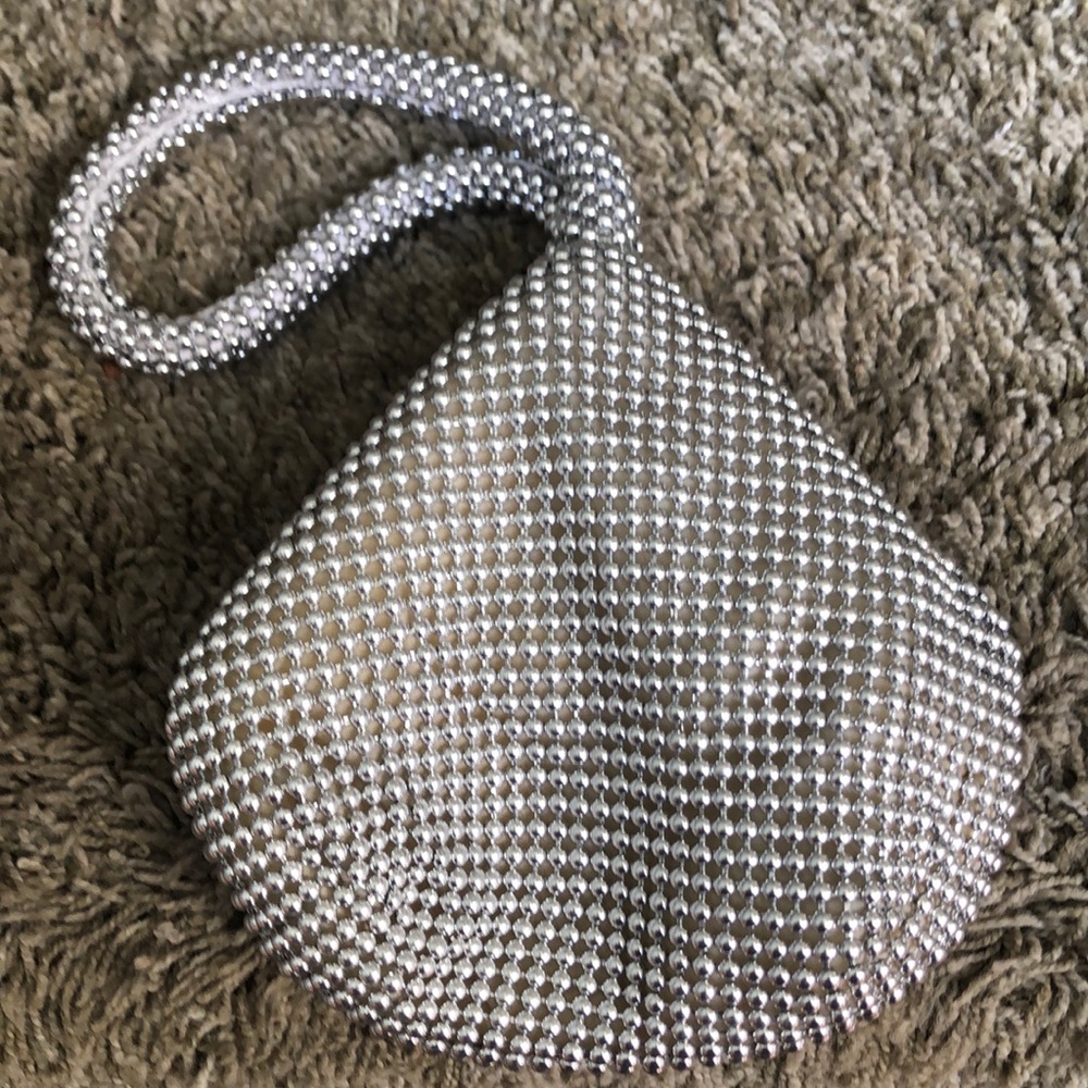 Silver Evening Bag